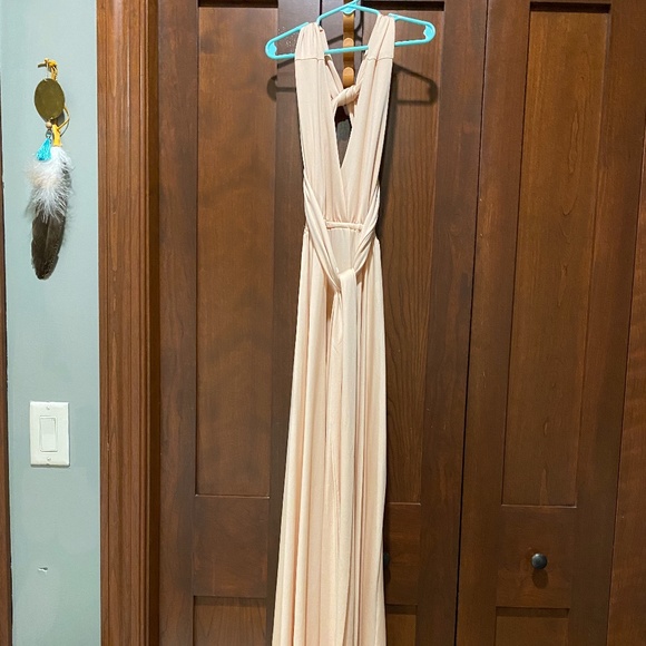 Peach Versatile Bridesmaid Dress - Picture 1 of 6
